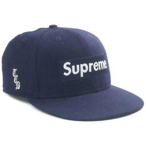 Loro Piana Supreme Box Logo - SUPREME Loro Piana 11 AW Box Logo New Era Cap NAVY 7.375 | eBay