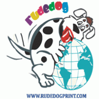 Dog Print Logo - Rude Dog Print. Brands of the World™. Download vector logos