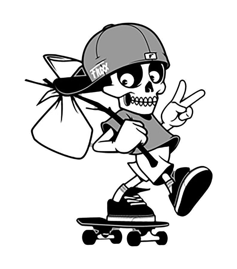 Drawings of Skateboard Logo - Skateboard Drawing by Fan Anta