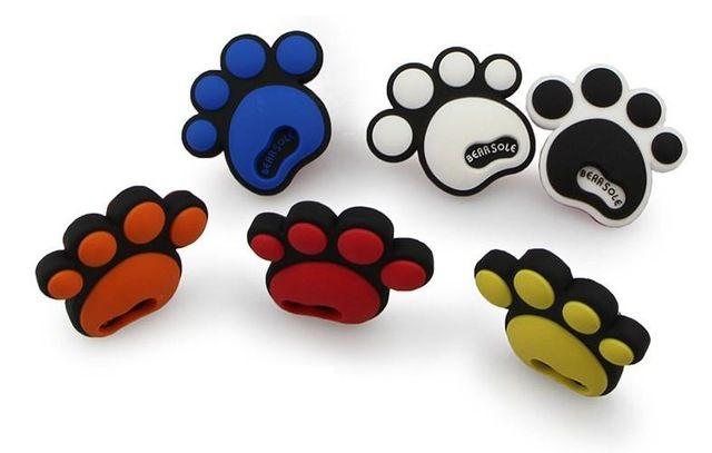 Dog Print Logo - US $5.15 |4pcs/lot Automobile Exterior Accessories Anti crash Dog Paw Print  Logo Car Door Protective Stickers-in Car Stickers from Automobiles & ...