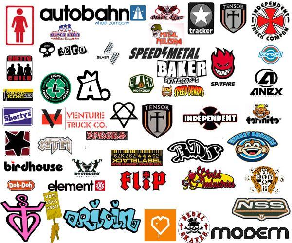 Skatebord Logo - Inspired Logo Designs: Skateboard Designs and Logos