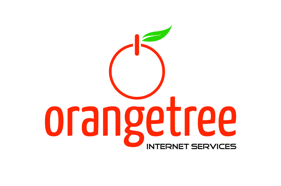 Orange Tree Logo - Playful, Modern, Internet Logo Design for Orangetree Internet