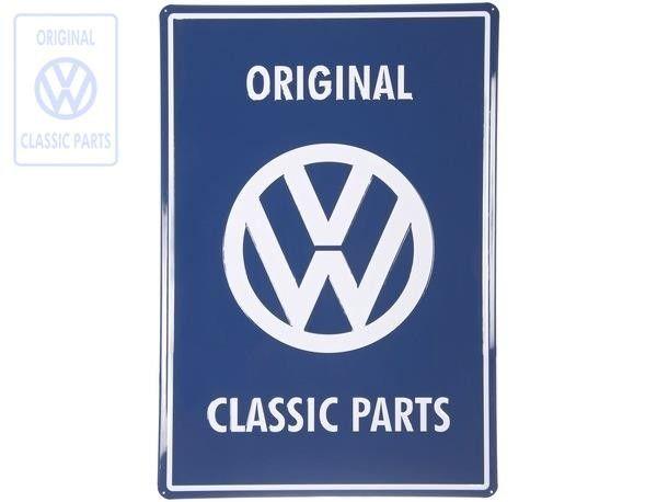 Classic Volkswagen Logo - vw classic parts sign