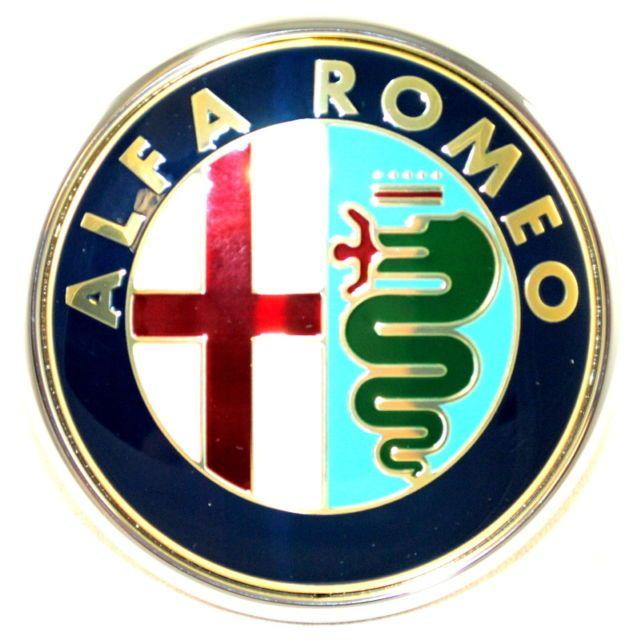 Alfa Romeo Logo - ALFA ROMEO 159 Rear Boot Badge Emblem Push Button Genuine 50531454