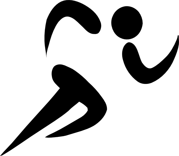 Person Running Logo - Free Running Stick, Download Free