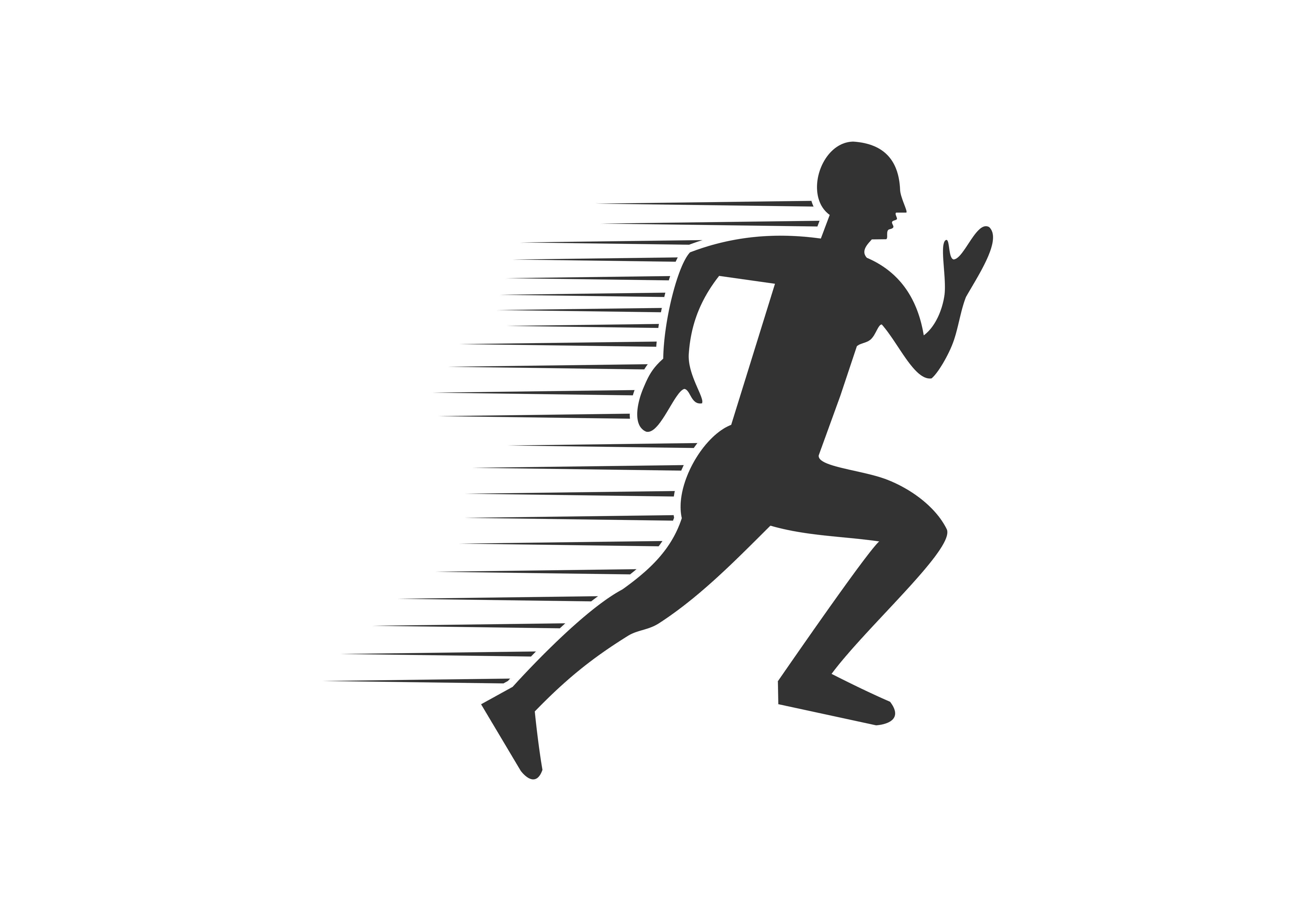 Person Running Logo - Run people, sport logo Graphic