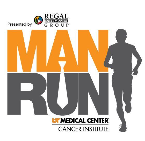 Person Running Logo - THE MAN RUN - UT Medical Center