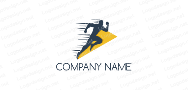 Person Running Logo - fast running person. Logo Template by LogoDesign.net