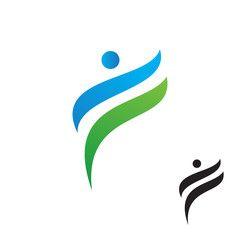 Person Running Logo - Search photo logo, fitness, health, man, sport, people, vector