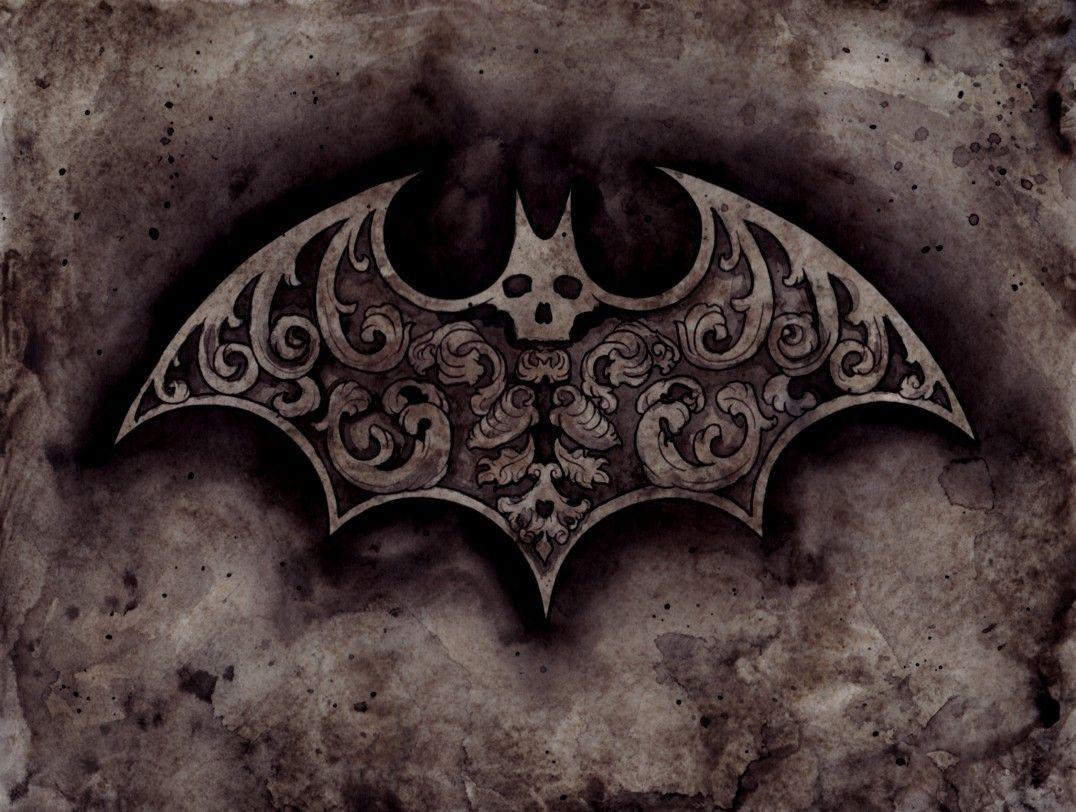 Gothic Bat Logo - Snowflake Clockwork: Bat symbol