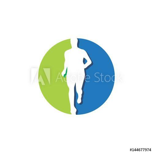 Person Running Logo - abstract icon for running logo - Buy this stock vector and explore ...