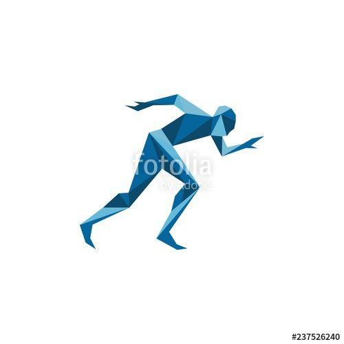 Person Running Logo - Running People Logo Stock Image And Royalty Free Vector Files