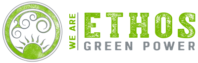 Green Clothing Logo - Ethos Green Power - Solar Installer for Viroqua, La Crosse & Midwest
