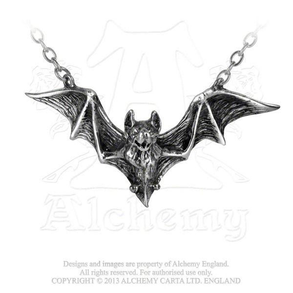 Gothic Bat Logo - pendant ALCHEMY GOTHIC OM STRYGIA. Brands \ A \ ALCHEMY GOTHIC Rock
