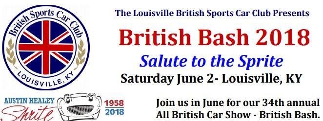 Louisville British Car Logo - British Bash 2018 Austin Healey Club