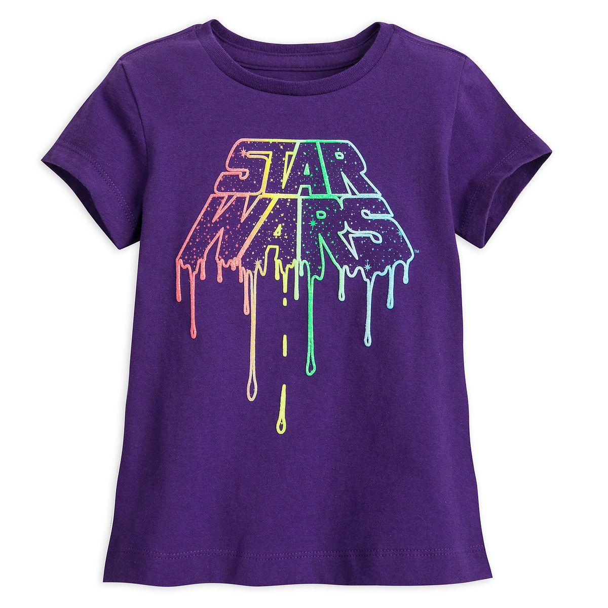 Rainbow Girls Logo - Star Wars Rainbow Logo T Shirt For Girls