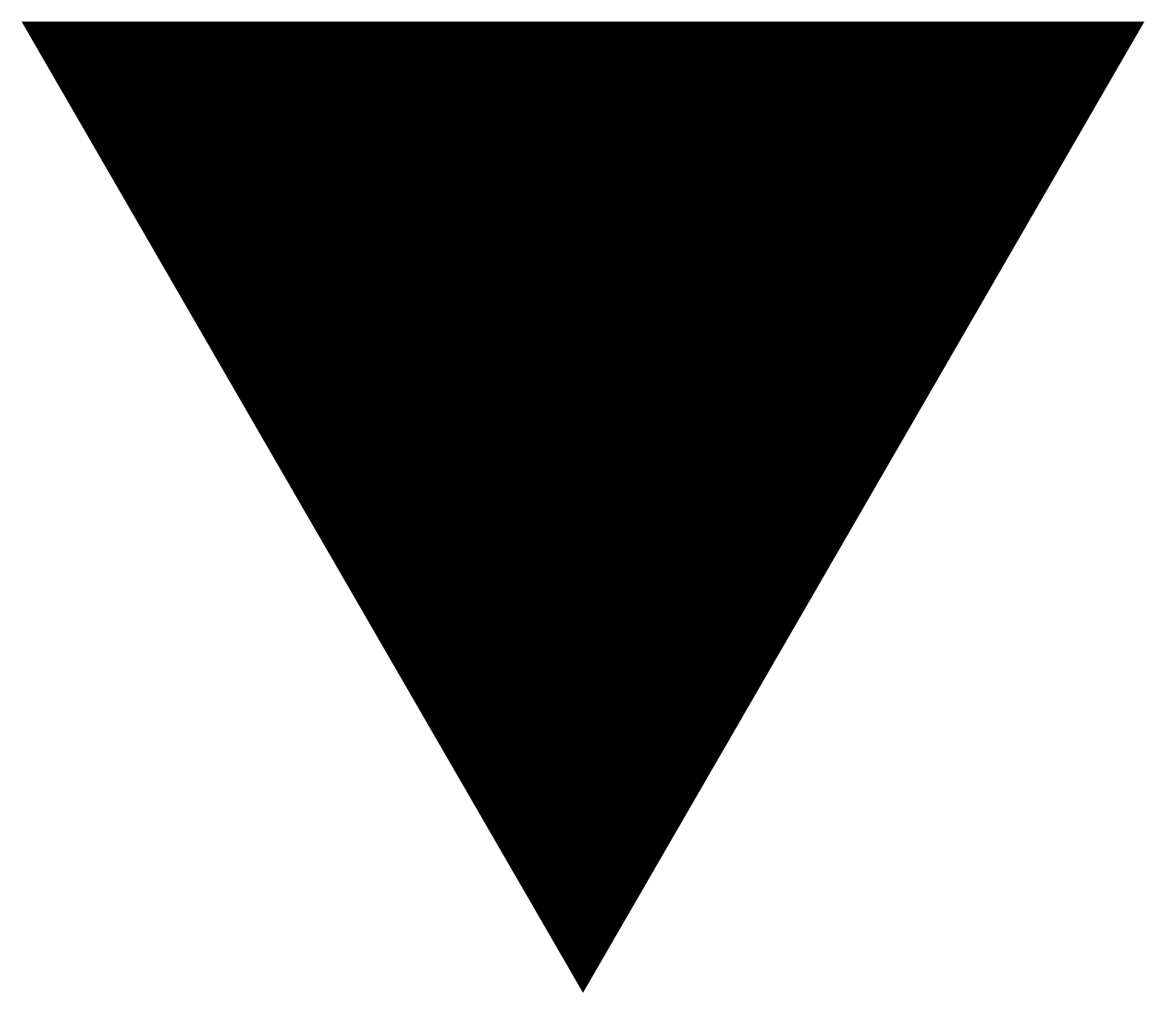 Black and White Triangles Logo - Black triangle (badge)