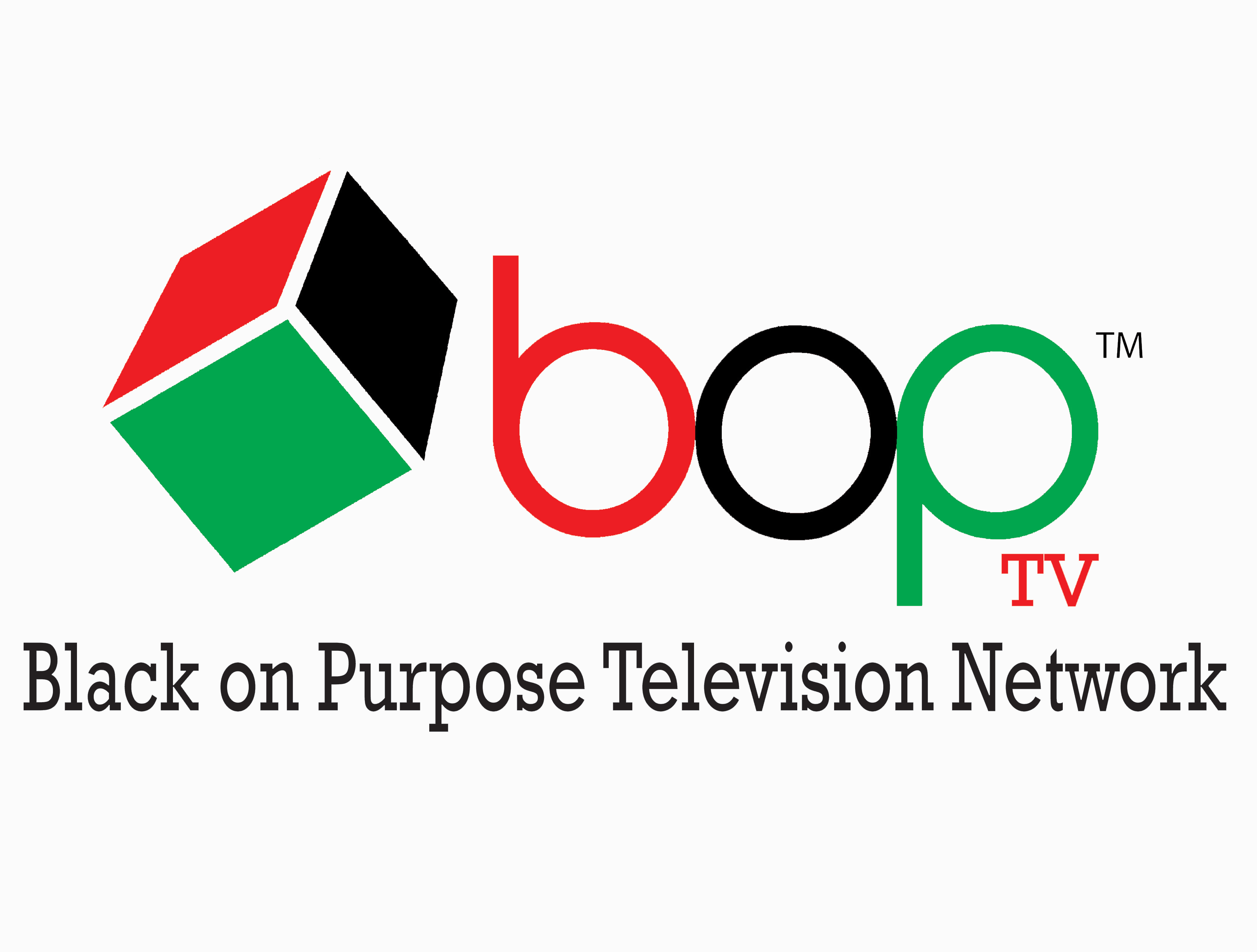Black TV Logo - Home. Black on Purpose Television Network BOP TV