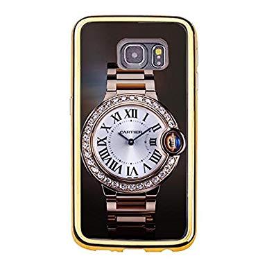 Cartier Watch Logo - Hot Cartier Watch Logo Phone Case TPU Golden Border Soft Shell