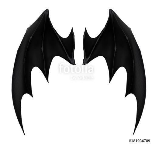 Vampire Bat Logo - black dark demon wings 1 vampire bat