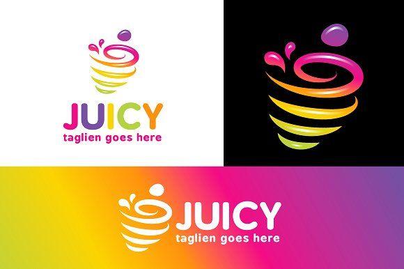 Juicy Logo - Juicy Logo Template Logo Templates Creative Market