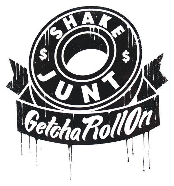Shake Junt Logo - Shake Junt Getcha Roll On Assorted Stickers – SkateAmerica