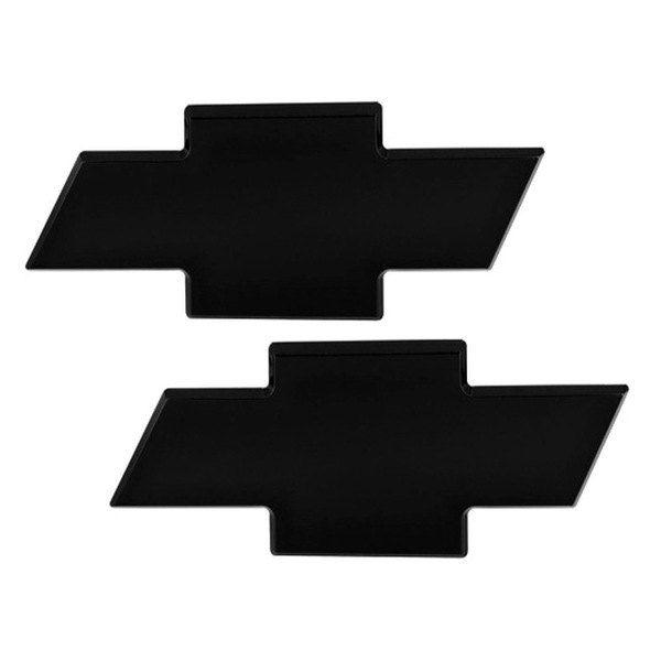 Black Chevy Logo - AMI® 96123K - Chevy Bowtie Style Black Trunk Emblem