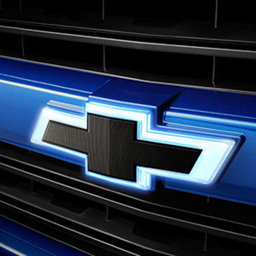 Black Chevy Logo - General Motors 84129741 Silverado Bowtie Grille Emblem Black ...