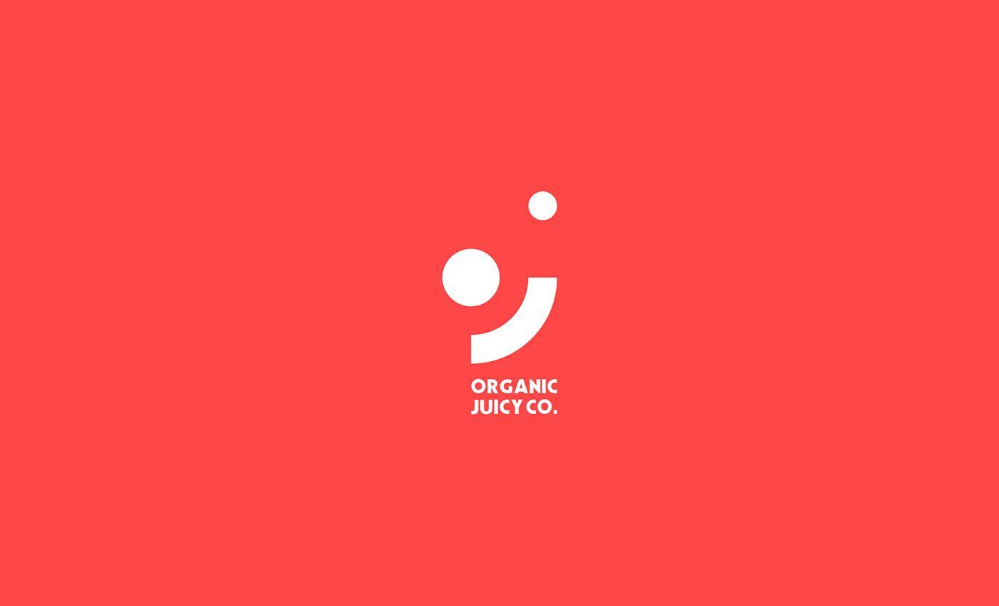 Juicy Logo - Organic Juicy Co. - Logo Design and Branding on Behance