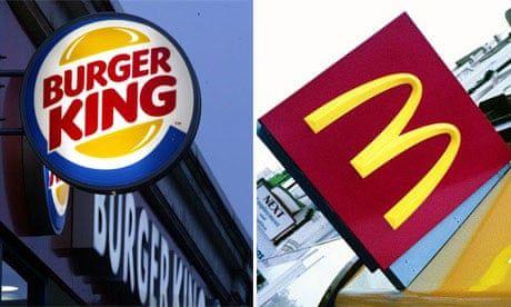 Food Max Red Blue Logo - Store Wars: McDonald's and Burger King | Money | The Guardian