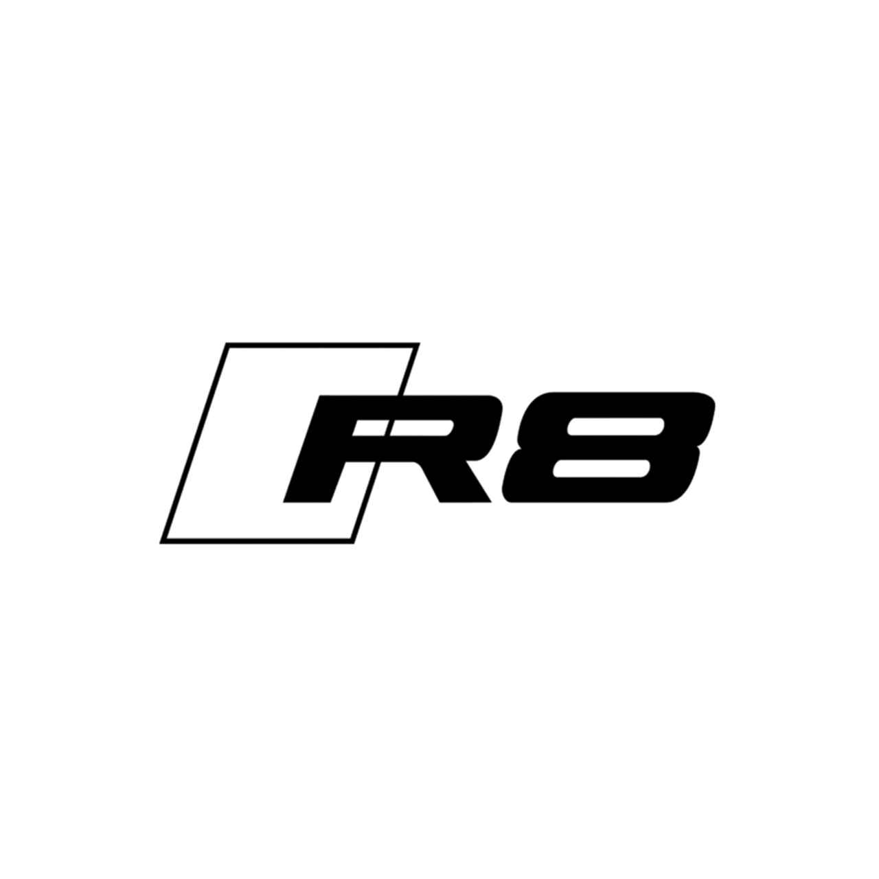 Audi R8 Logo - Audi R8 Logo Vinyl Decal