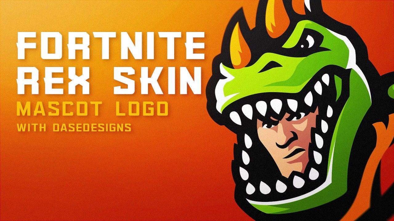 Skin Fornite Logo - Rex Skin Fortnite Mascot Logo | How to create eSports Logos ...