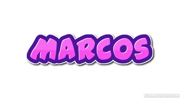 Marcos Name Logo - Marcos Logo | Free Name Design Tool from Flaming Text