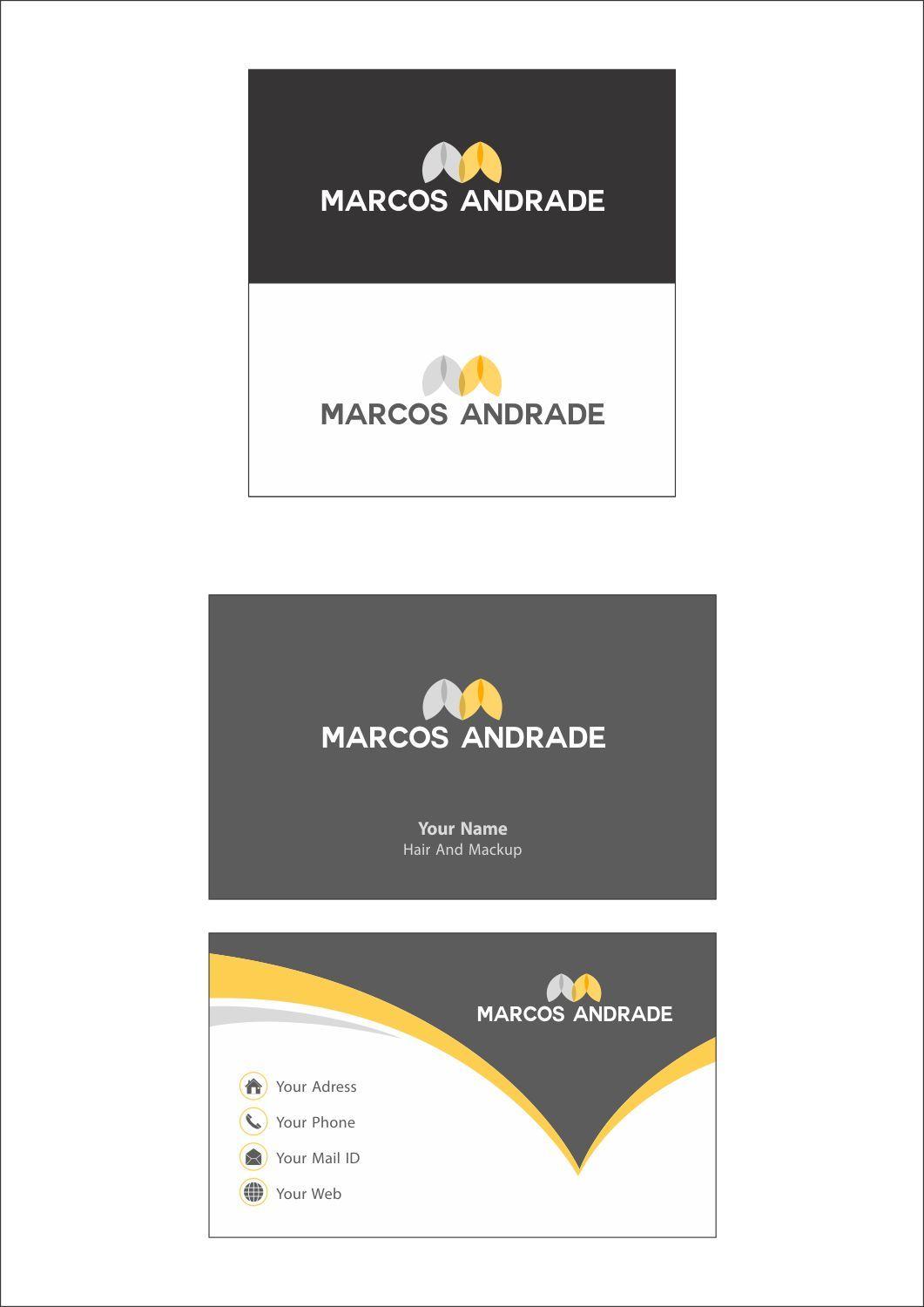 Marcos Name Logo - Modern, Conservative, Hair And Beauty Logo Design for Marcos Andrade ...
