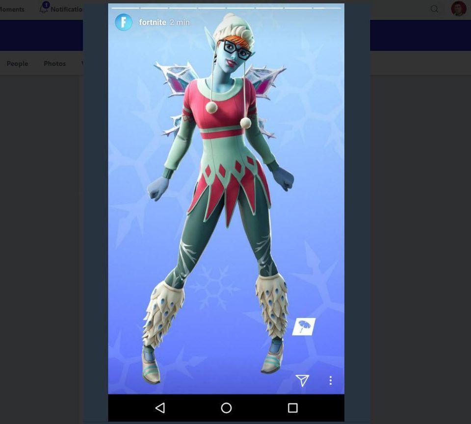 Skin Fornite Logo - Epic Accidentally Leaks Its Own Holiday 'Fortnite' Skin Early