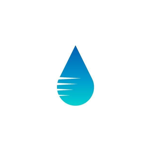 Blue Water Drop Logo - Blue Water Drop Logo Icon Template Vector, Business, Water, Abstract ...