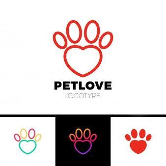 Cute Paw Print Logo - Paw Vectors, Photos and PSD files | Free Download