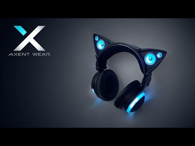 Cat Wearing Headphones Logo - Axent Wear Cat Ear Headphones unleashes your inner feline - SlashGear