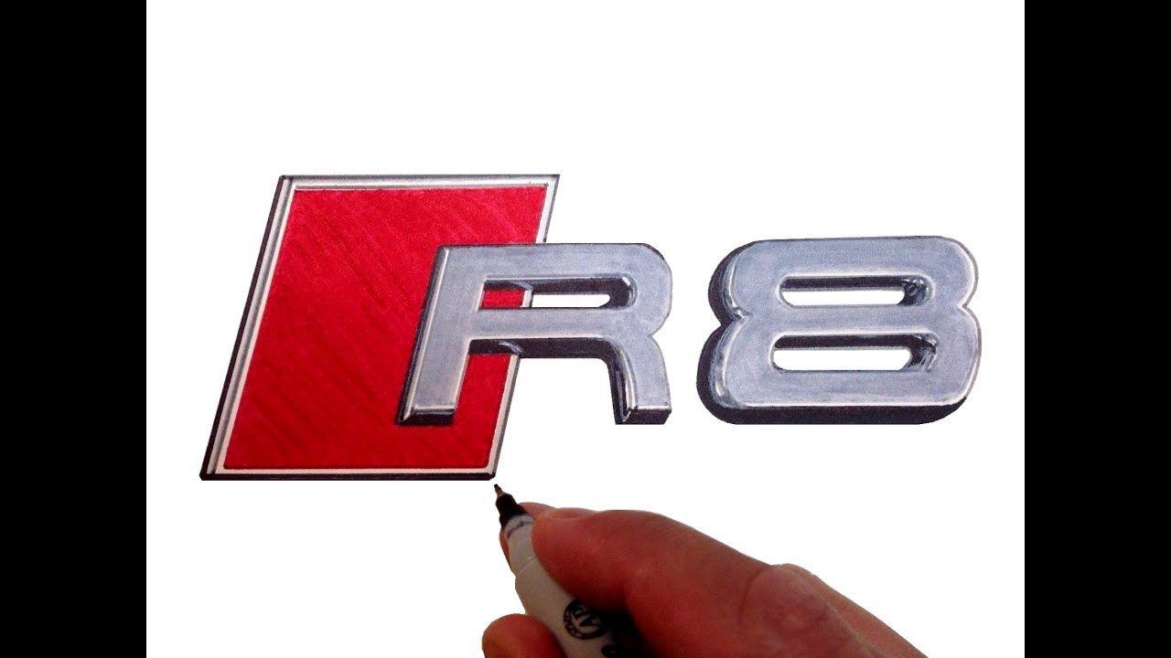 Audi R8 Logo - How to Draw the Audi R8 Logo - YouTube