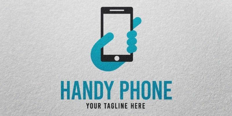 Modern Phone Logo - Handy Phone - Logo Template | Logos | Logo templates, Phone logo, Logos