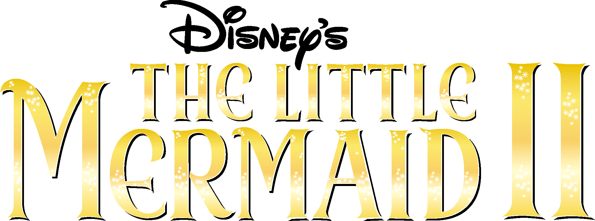 The Little Mermaid 2 Logo - Disney's The Little Mermaid II (2000) promotional art - MobyGames