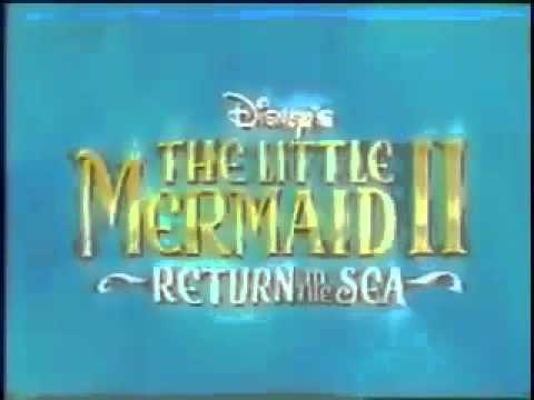The Little Mermaid 2 Logo - The Little Mermaid 2 Return to the Sea VHS and DVD trailer - YouTube