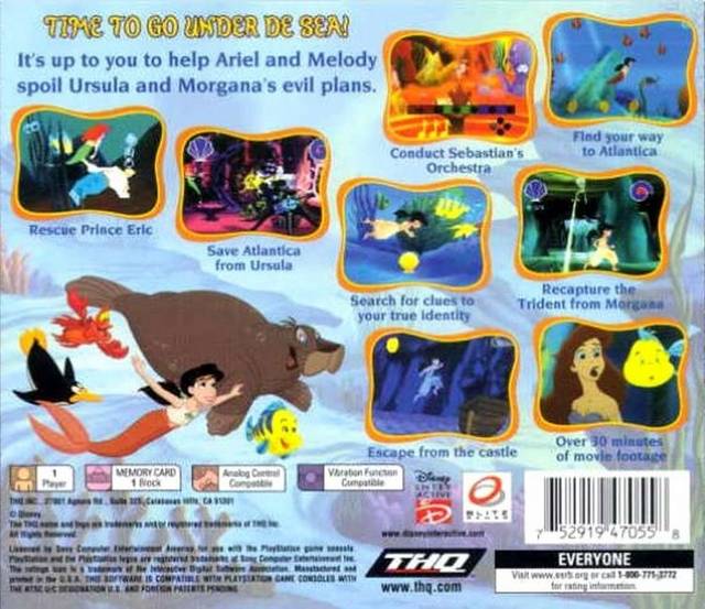 The Little Mermaid 2 Logo - Disney's The Little Mermaid II Box Shot for PlayStation - GameFAQs