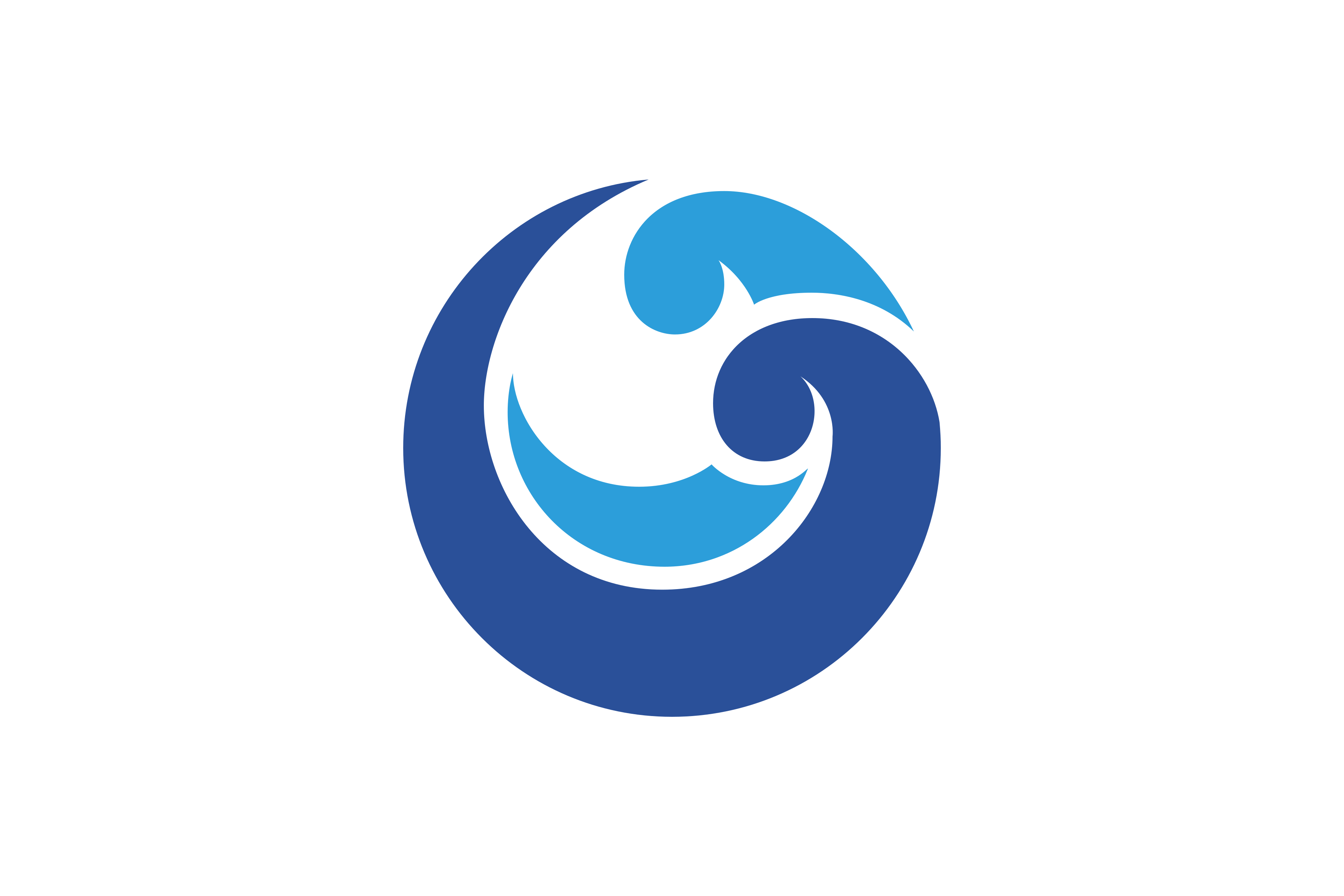 Blue Water Drop Logo - Clipart