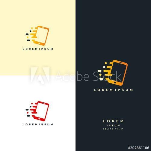 Modern Phone Logo - Fast Phone logo designs concept vector, Modern Phone Booster logo ...