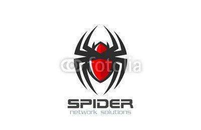 Spider Brand Logo - Spider Logo design vector template...Internet Web spy technology ...