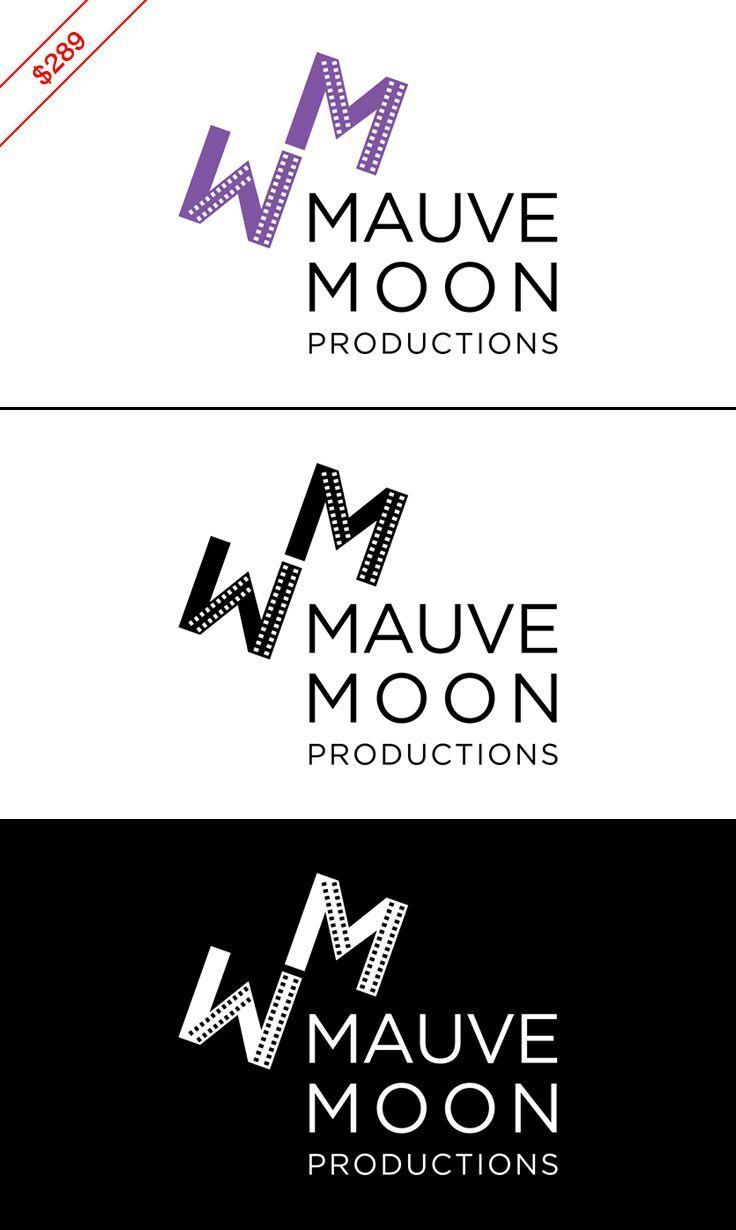 Two Word Logo - $289 Filmstrip logo / M logo / W logo. This classy, asymmetric