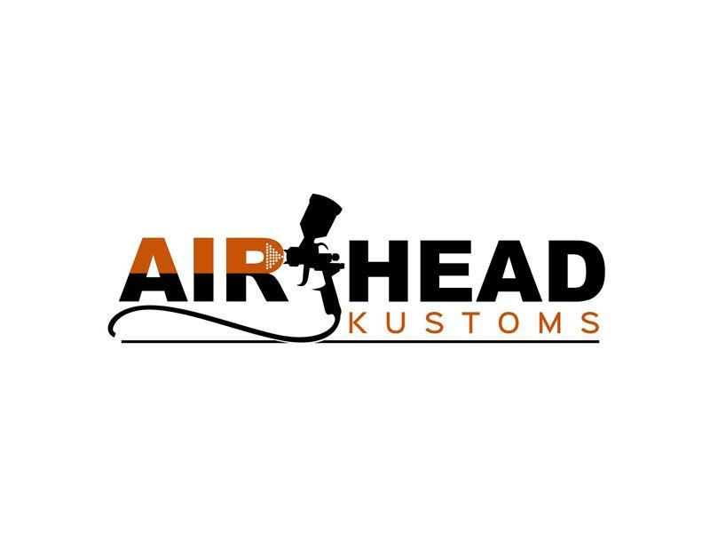 Two Word Logo - Air Head Kustoms logo design