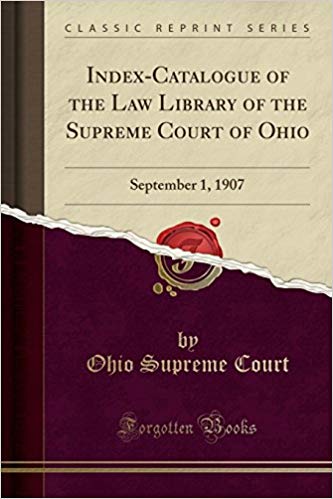 Ohio Supreme Court Logo - Index-Catalogue of the Law Library of the Supreme Court of Ohio ...