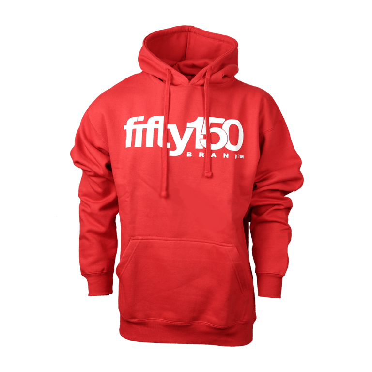 Red and White R Logo - Red (White Logo) Hoodie - fifty150 | Oxnard